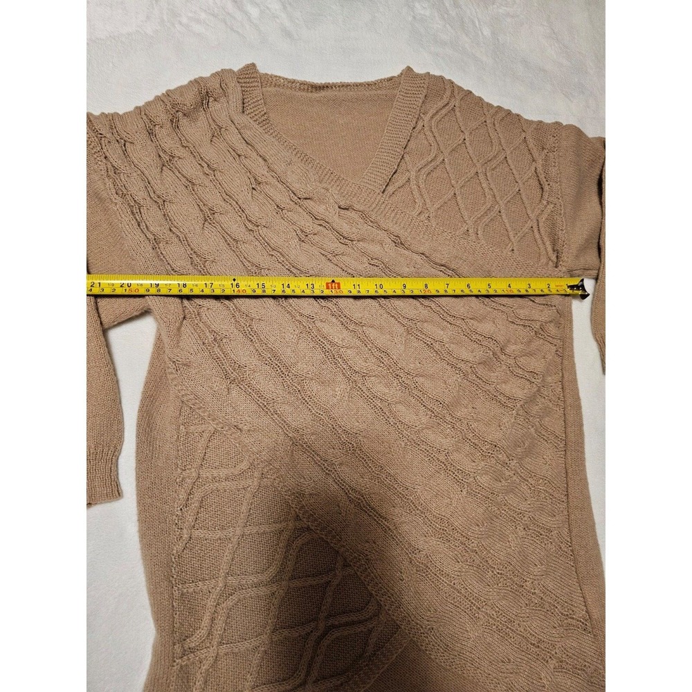 Stylish Boho Cross Front Sweater XL 100% Polyester - Picture 4 of 7